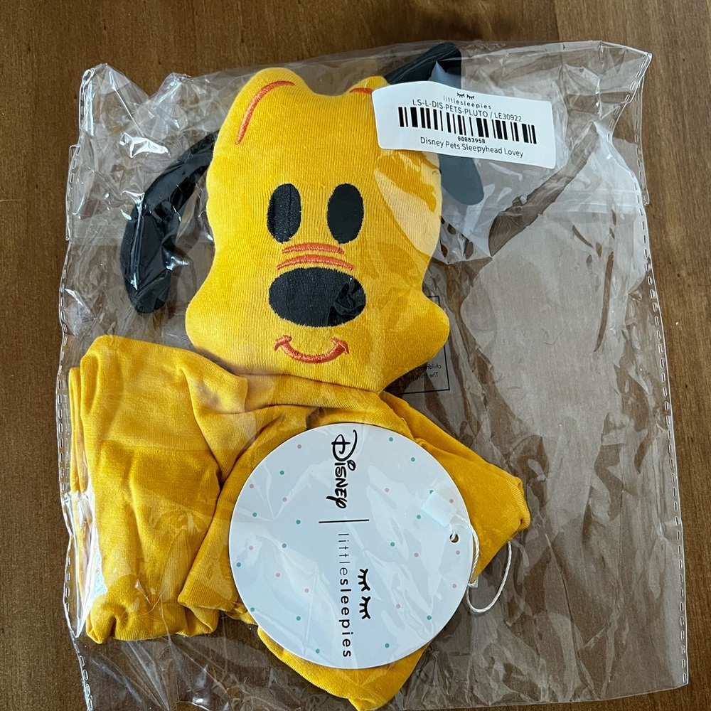 NIB Pluto lovey from Little Sleepies
